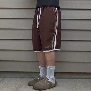 Ripzone International Vintage Y2K Brown Striped Board Shorts